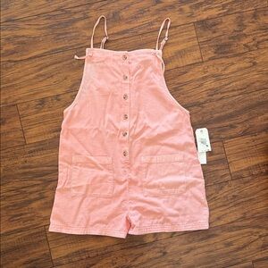 Billabong Girls 7-16 Wave Watch Romper size Large in Apricot Blush color